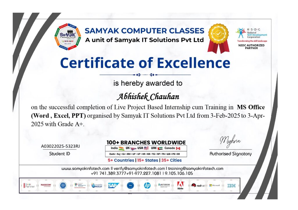 web development course certificate